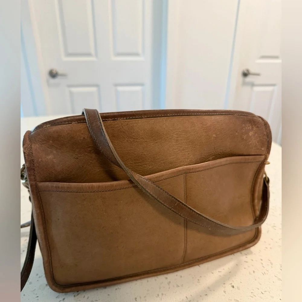 Vintage Coach Leather Bag Brown – Made in USA - Picture 11 of 16